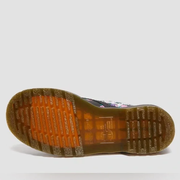 DR MARTENS 1460 PASCAL WOMEN'S VINTAGE FLORAL LEATHER LACE UP BOOTS - Picture 8 of 8